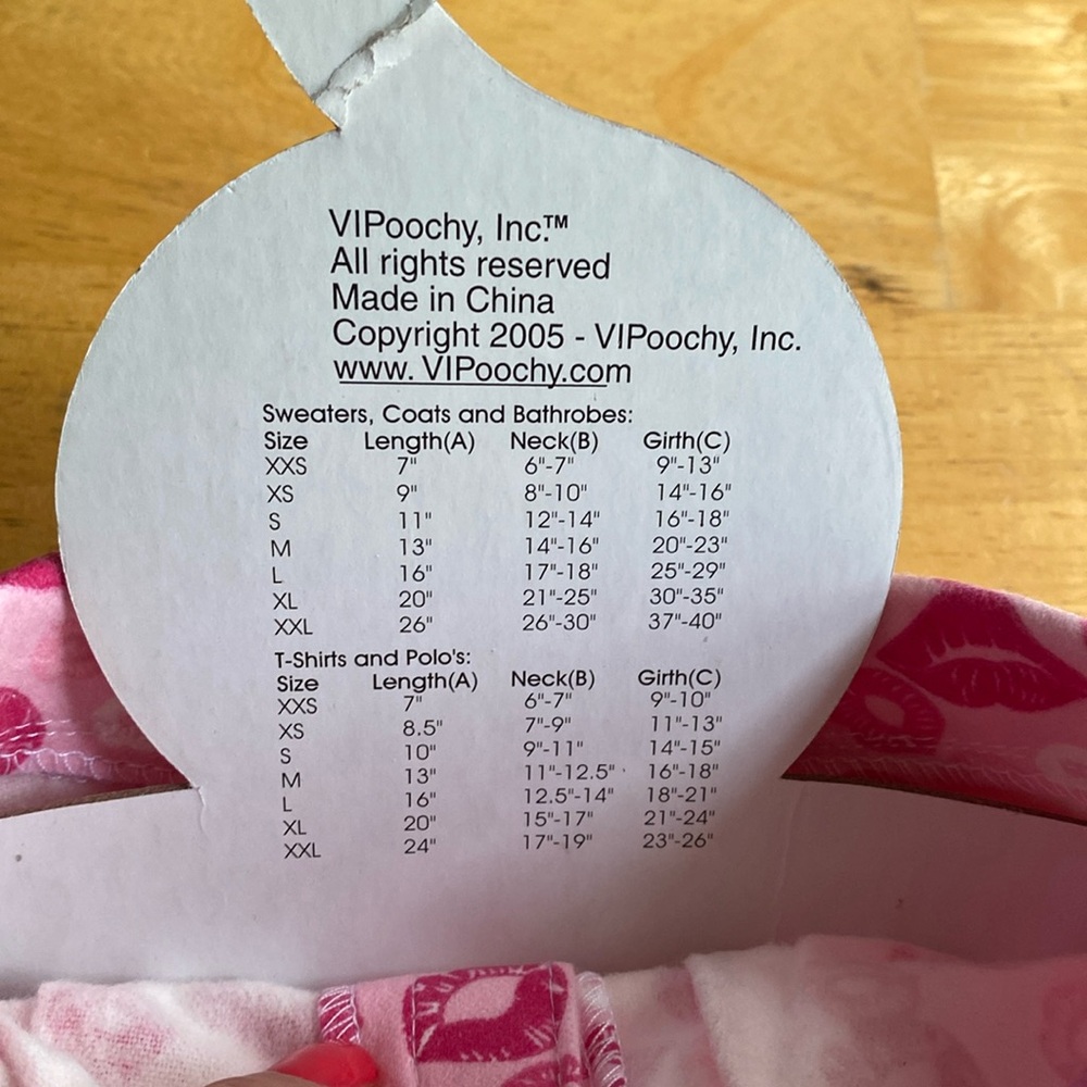 ! Vipoochy Poochy dog dress size L with lips new - Picture 9 of 11